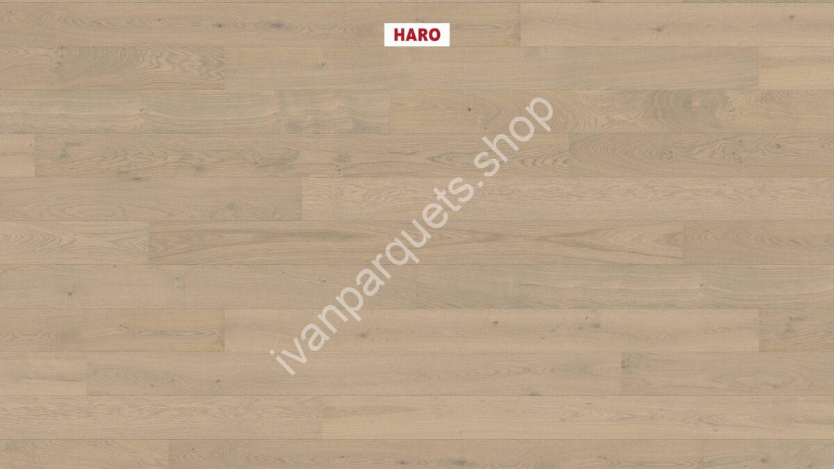 535449 rovere grigio sabbia markant spazzolato naturadur haro parquet legno 3 strati serie 4000 tc plancia 180 2b