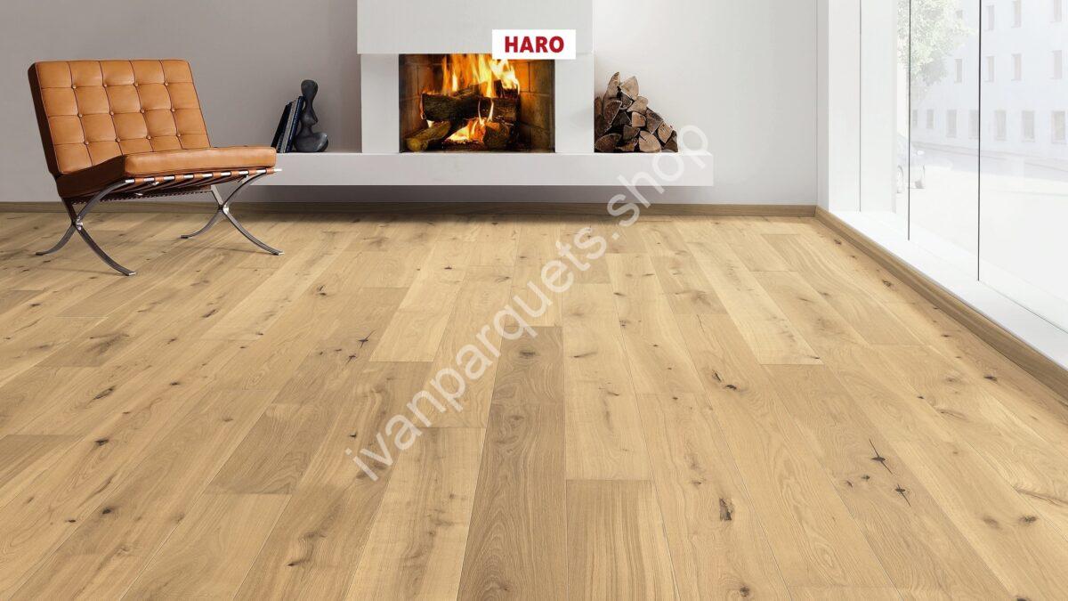 535618 rovere invisible sauvage spazzolato naturaline plus haro parquet legno 3 strati serie 4000 tc plancia 180 4b