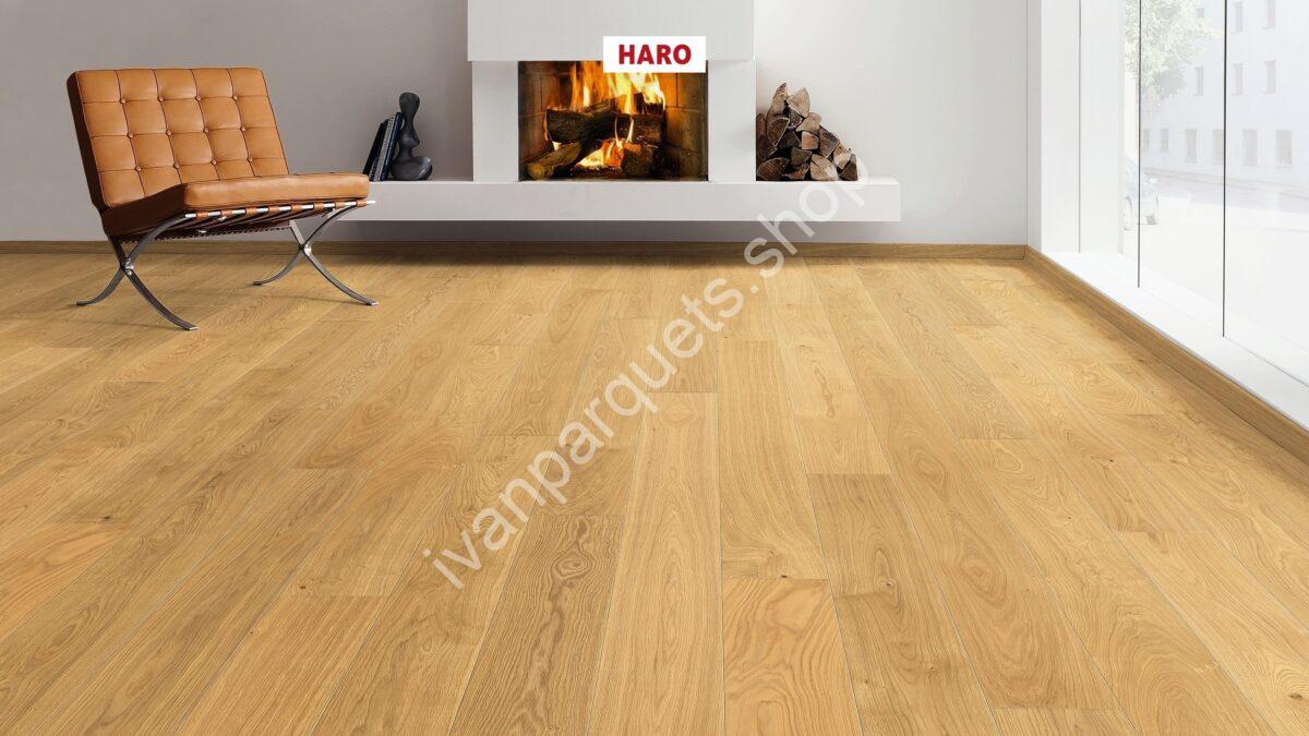 531677 rovere exklusiv spazzolato naturaline plus resistente al umidita haro parquet legno 3 strati serie 4000 tc plancia 180 4b