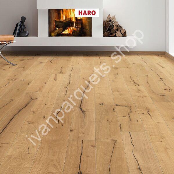 537349 rovere alabama spazzolato naturaline plus haro parquet legno 3 strati serie 3500 HDF plancia 2b