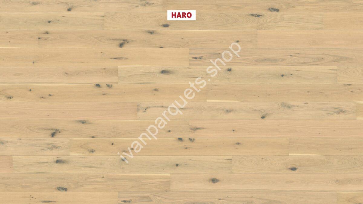 537547 rovere bianco chiaro universal spazzolato permadur haro parquet legno 3 strati serie 2500 plancia 2b 1