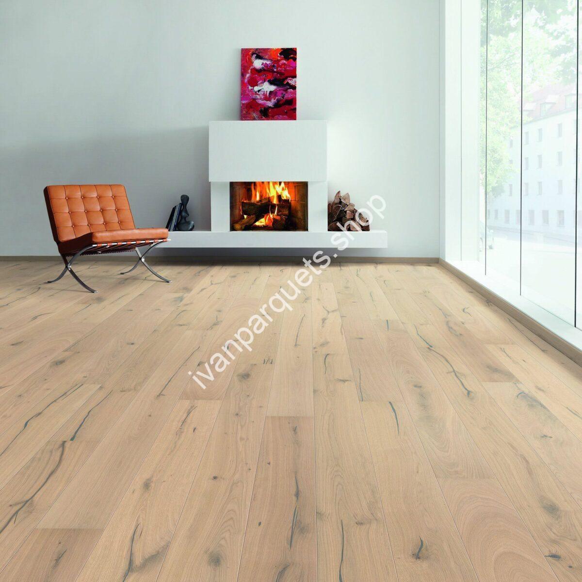 537549 rovere bianco puro alabama spazzolato naturaline plus haro parquet legno 3 strati serie 2500 plancia 2b