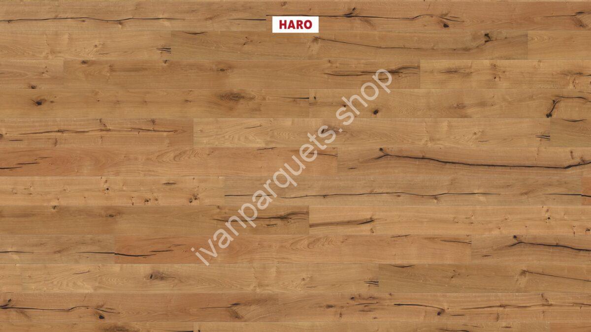 537552 rovere alabama spazzolato naturaline plus haro parquet legno 3 strati serie 2500 plancia 2b