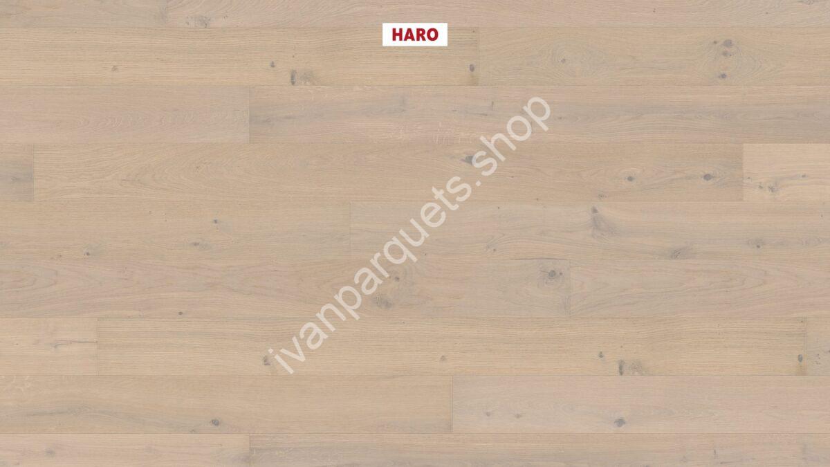 538935 rovere bianco cristallo sauvage spazzolato naturaline plus haro parquet legno 3 strati serie 4000 tc plancia 180 4b