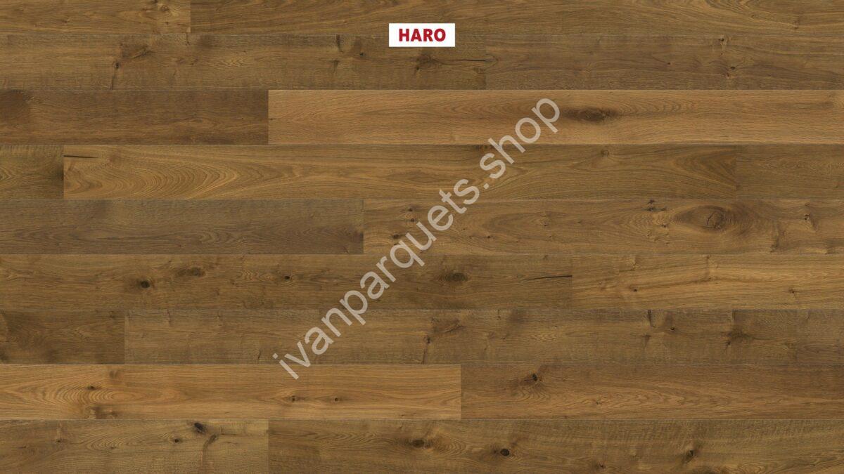 539063 rovere affumicato universal spazzolato naturaline plus haro parquet legno 3 strati serie 2500 plancia 2b