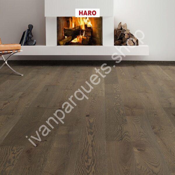 539089 rovere marrone canna sauvage spazzolato naturaline plus parquet legno 3 strati serie 4000 tc plancia 180 4b