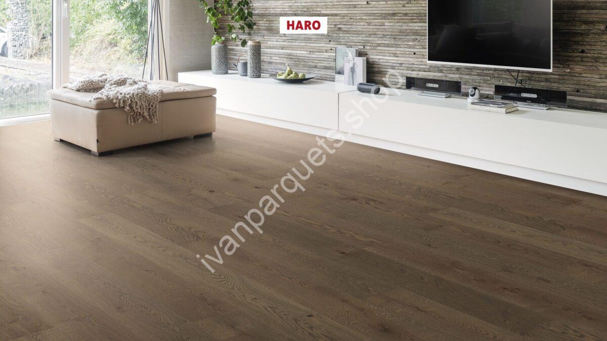 539089 rovere marrone canna sauvage spazzolato naturaline plus parquet legno 3 strati serie 4000 tc plancia 180 4b