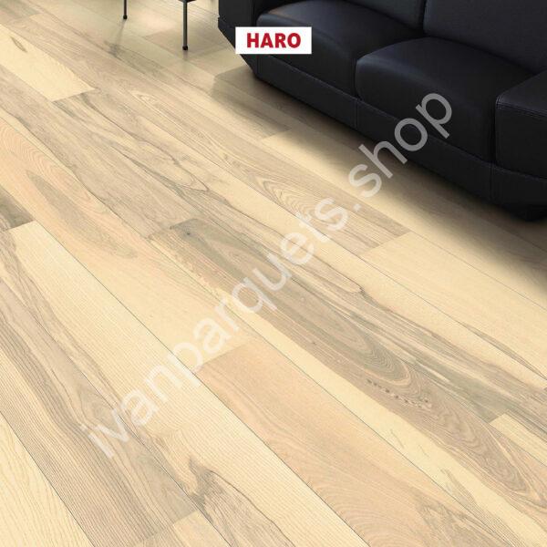 parquet haro 4000 541858 frassino bianco chiaro universal spazzolato naturadur parquet legno 3 strati serie 4000 tc plancia 180 2b