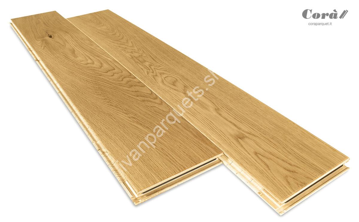 corà easy click rovere CBA-F10 naturale parquet plancia 3 strati 14 x 180 x 2200 mm CBA141802200F10-3