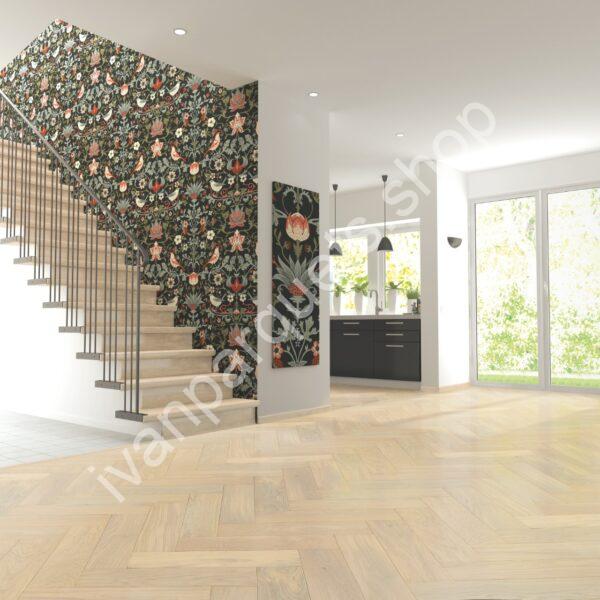 rovere spina chiaro light herringbone oak saltholm pergo w4167-04856