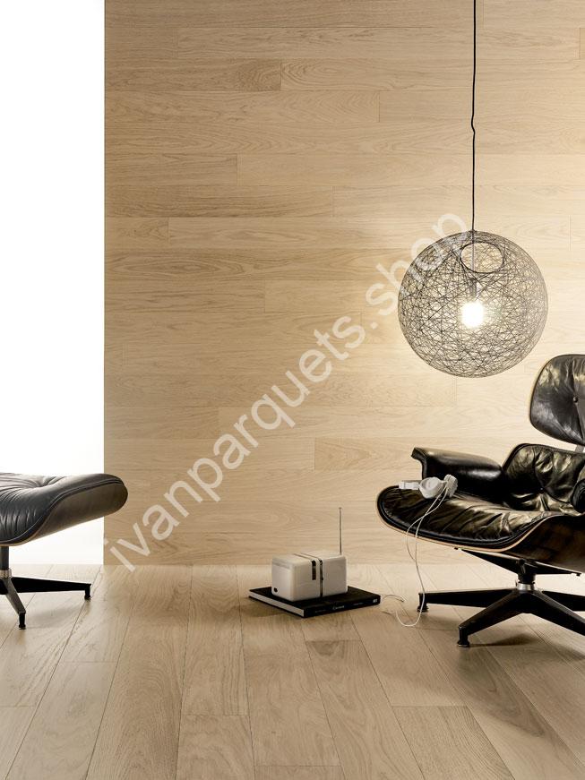 Berti Essential Cream – Parquet prefinito in rovere Berti Essential Cream parquet prefinito in rovere chiaro spazzolato