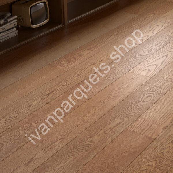 Parquet in rovere Berti Essential Antico con superficie spazzolata
