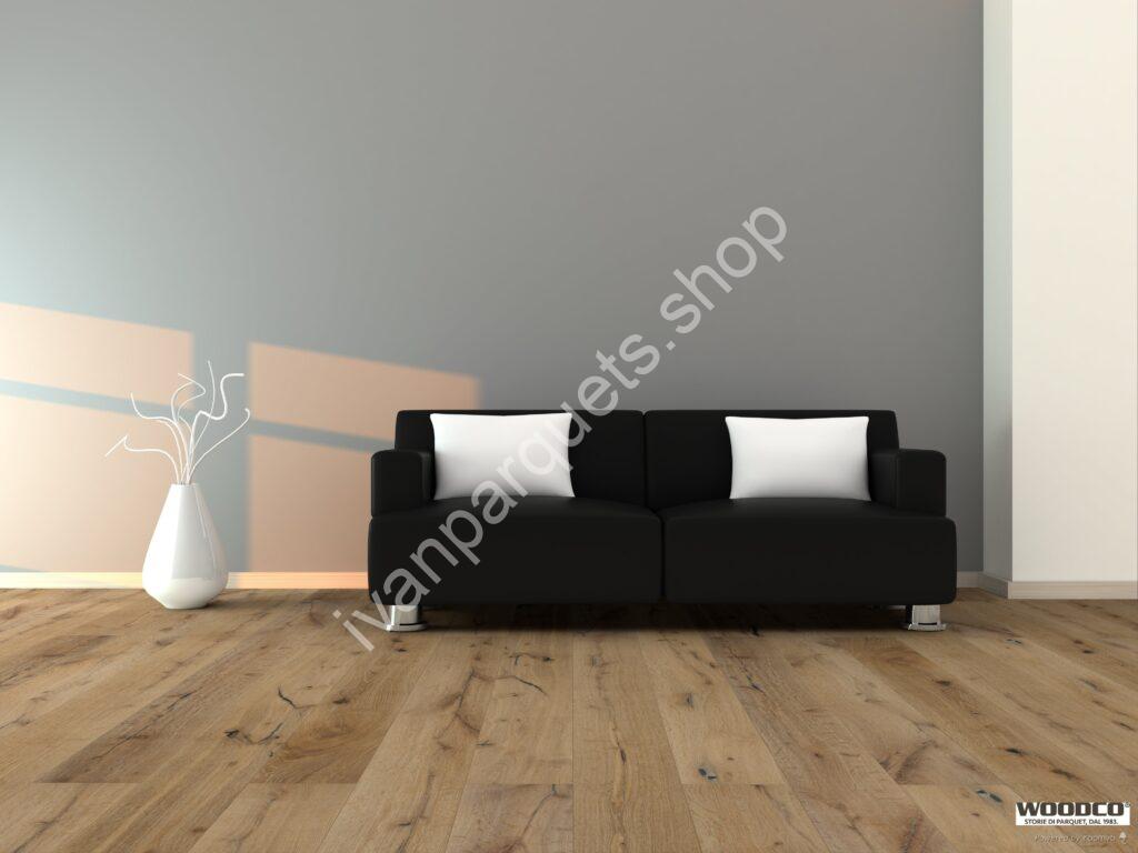 Woodco Ground Artico parquet in rovere flottante