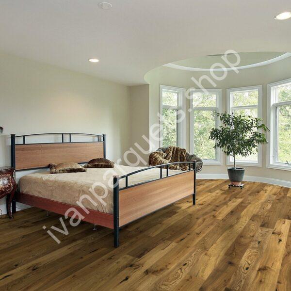 Woodco Ground Campo parquet in rovere prefinito